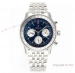 Swiss Made Replica Breitling Navitimer i 43mm B01 Blue Chronograph BLS V2 Version